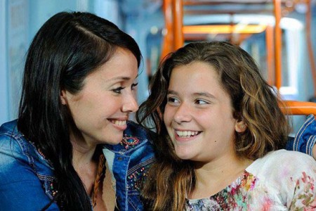 Foto de usuarias del Tranvía de Tenerife