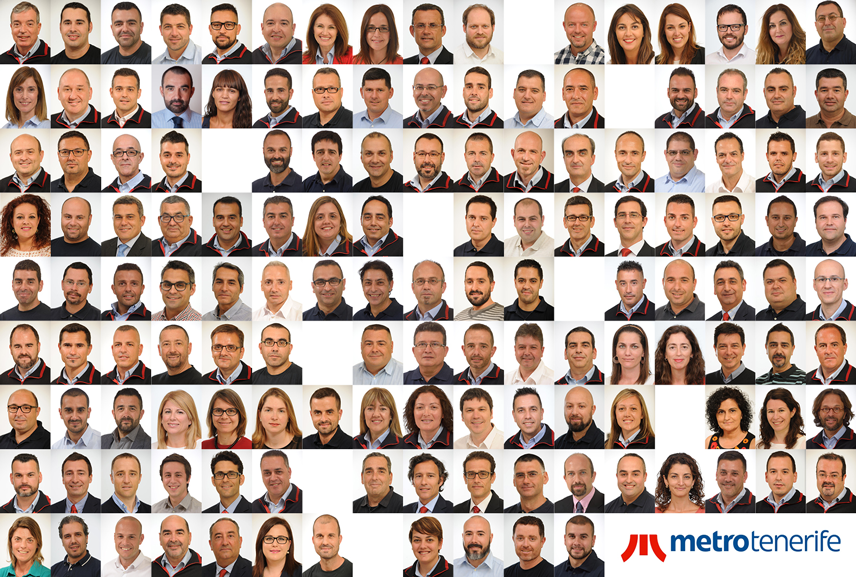 Empleados de Metrotenerife 2014