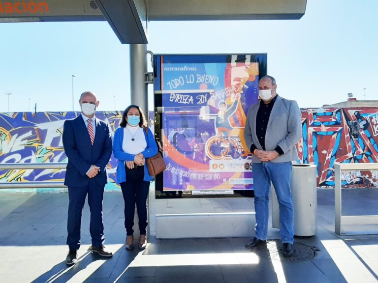 El Tranvía de Tenerife acoge la campaña “Todo lo bueno empieza sin barreras”