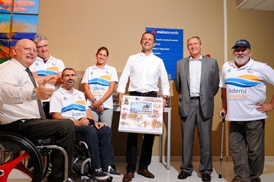 Visita Club Ademi a Metropolitano de Tenerife