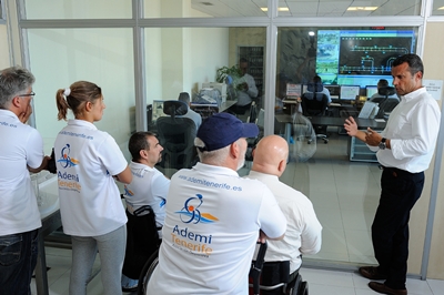 visita de Club Ademi al Puesto Central de Control de Metropolitano