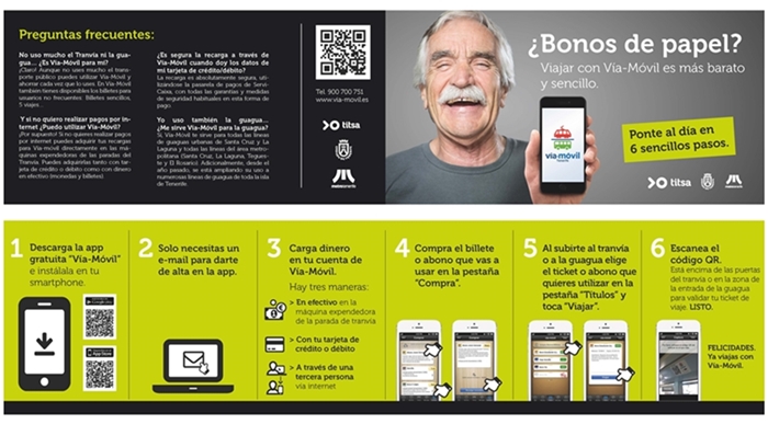 Folleto informativo sobre Vía-Móvil.